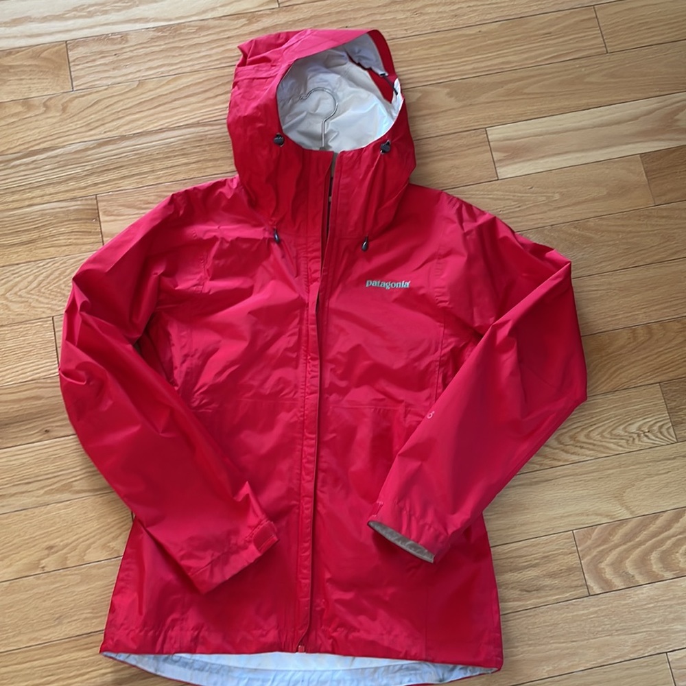 Patagonia Red Rain Jacket, Size Small